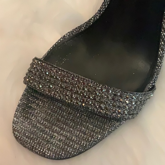 Michael Kors silver rhinestone heels - Picture 2 of 12